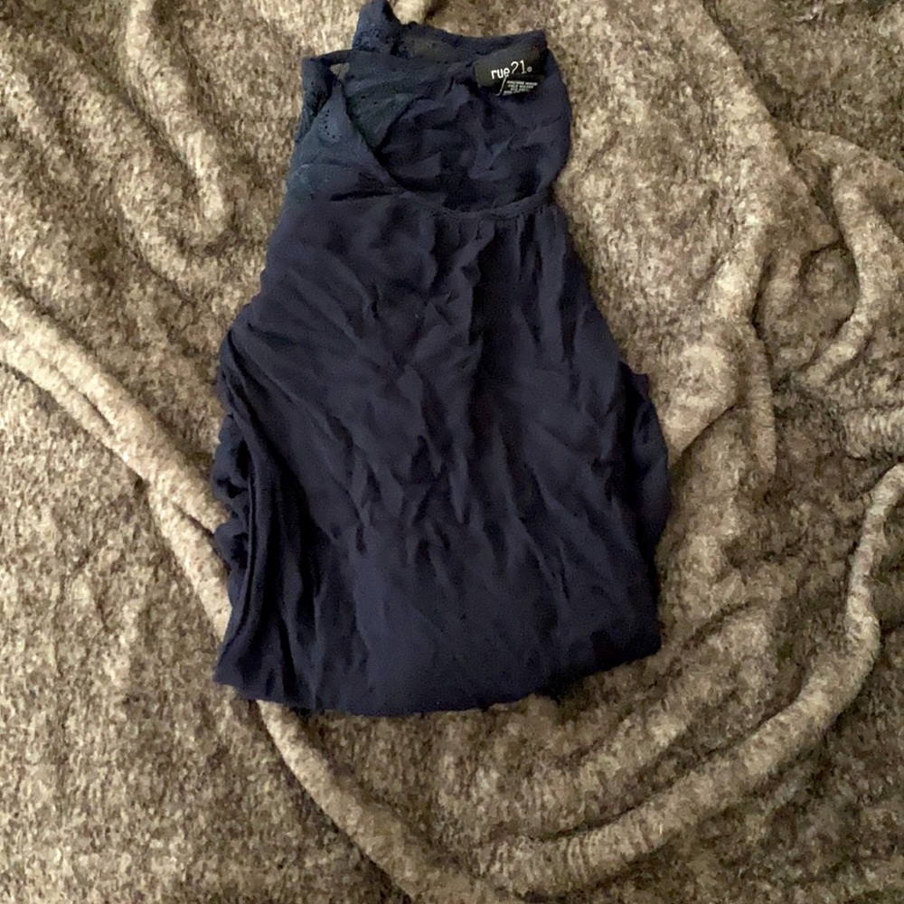 Rue 21 blue blouse